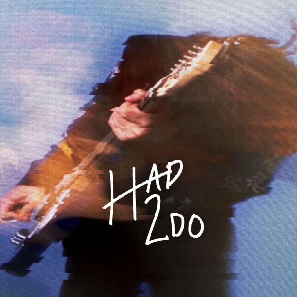 Capa oficial do single had2do, de MICO e marc indigo: guitarra em movimento com o título escrito à mão