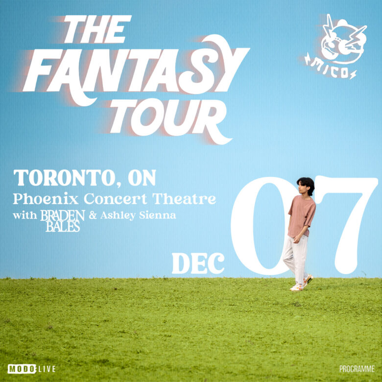 Artwork oficial da The Fantasy Tour em Toronto, Phoenix Concert Theatre, 7 de dezembro de 2023